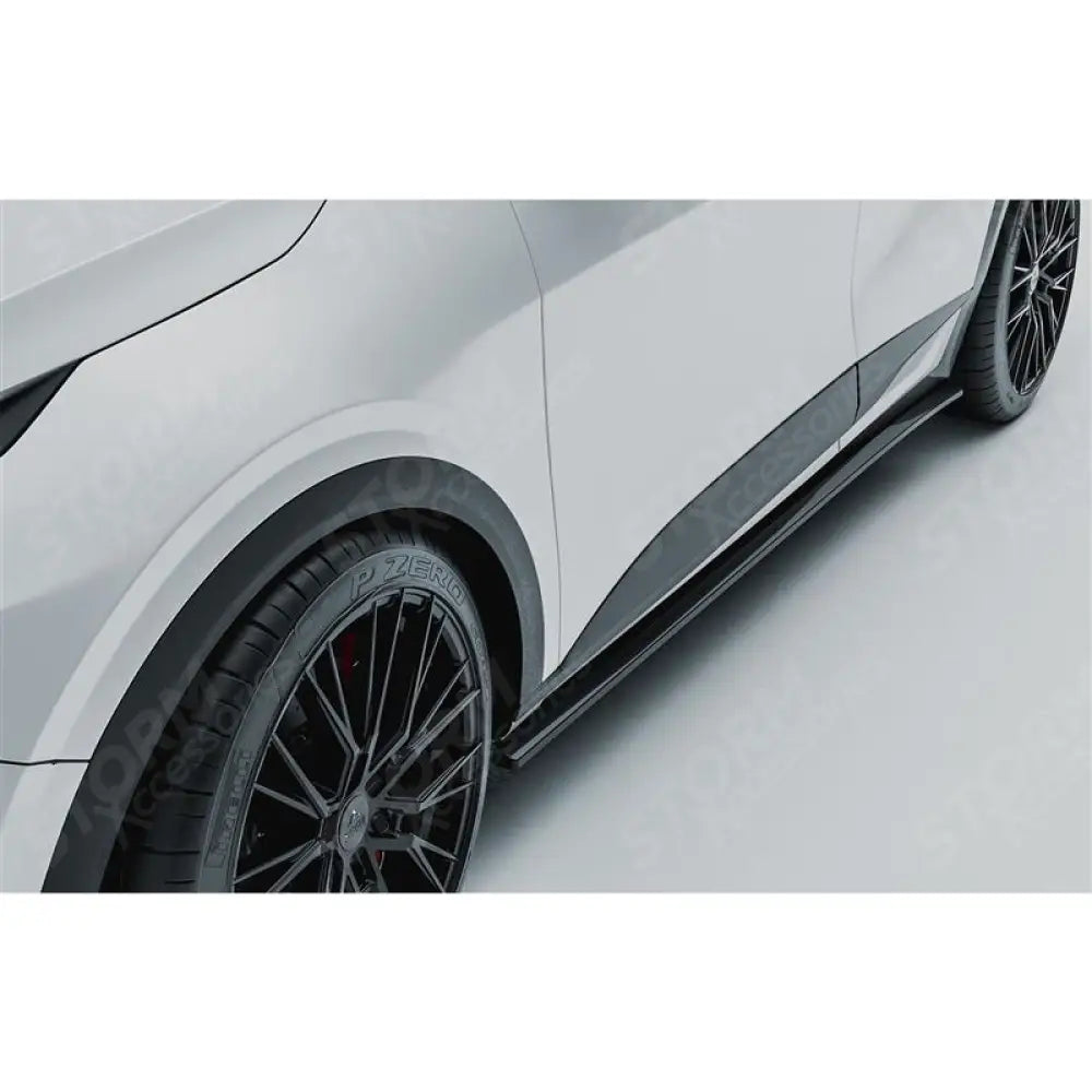 Side Skirt Splitters In Gloss Black For Kia Sportage MK5 GT Line 2021-2025