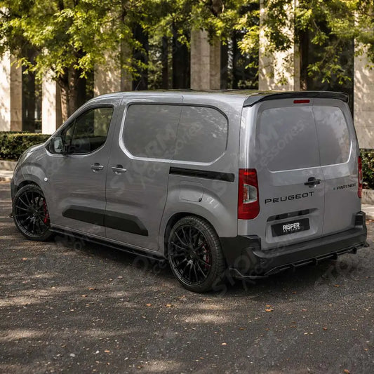 Side Skirt Splitters in Gloss Black For Peugeot Partner / Citroen Berlingo 2023+
