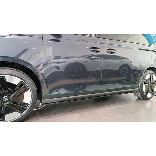 Side Skirt Splitters In Gloss Black For Vw Id Buzz 2021+