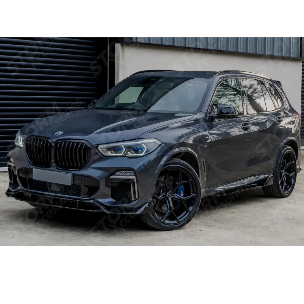 Side Skirt Splitters In Gloss Black Black Knight For Bmw X5 G05 2018+