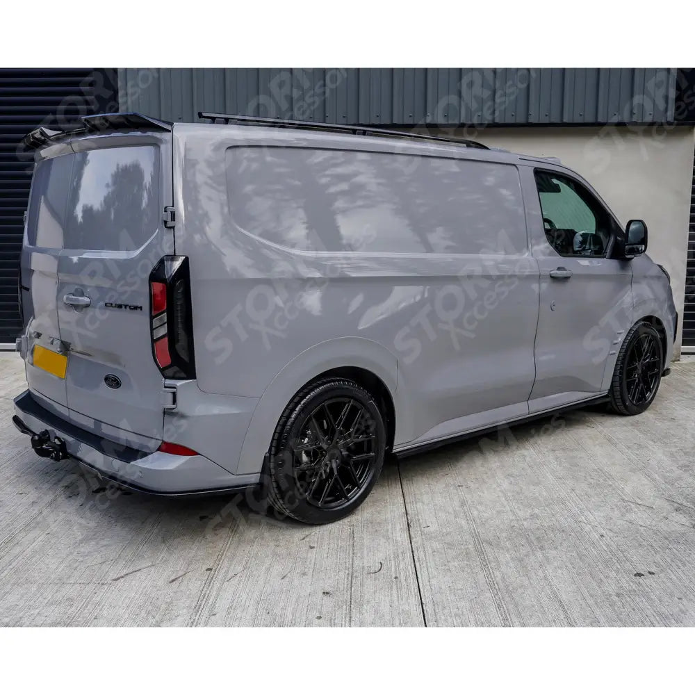 Side Skirt Splitters V2 In Gloss Black For Ford Transit Custom MK2 SWB 2024 on
