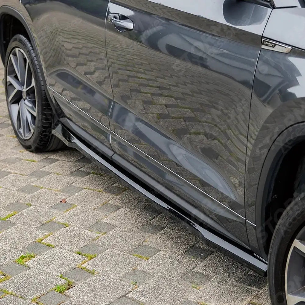 Side Skirts (2 Pcs) For Skoda Kodiaq Sportline Mk1 Facelift 2021-2023 - Side Skirt Splitter