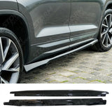 Side Skirts (2 Pcs) For Skoda Kodiaq Sportline Mk1 Facelift 2021-2023 - Side Skirt Splitter