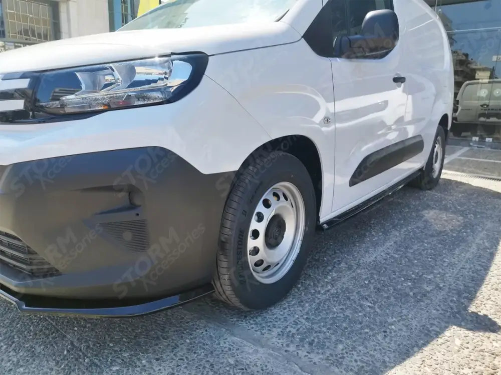 Side Skirts Extensions in Gloss Black For Citroen Berlingo LWB Mk3 / Peugeot Partner LWB Mk3 / Opel Combo E LWB