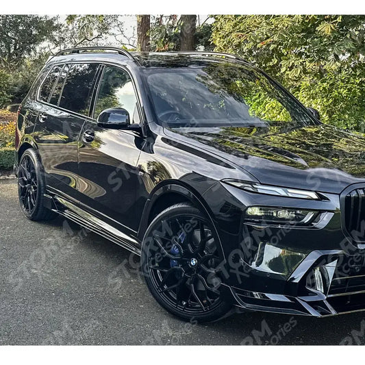 Side Skirts In Gloss Black For BMW X7 G07 LCI 2023+