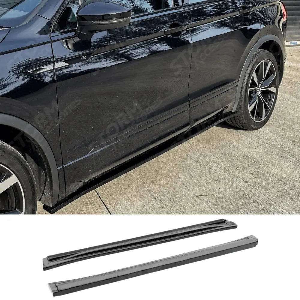 Side Skirts / VW Tiguan R-Line MK2 Facelift Side Skirts (2PCS) For VW Tiguan R MK2 2020+