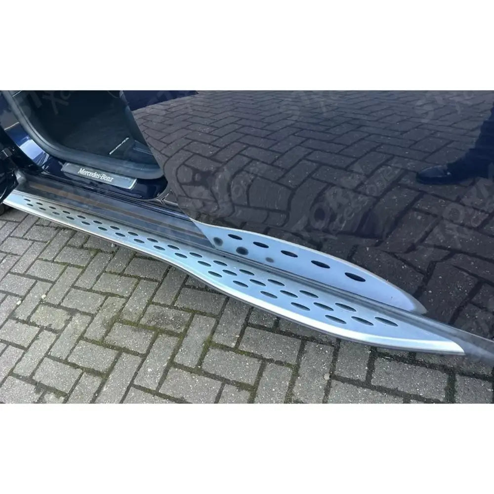 Side Step Runnings Boards Silver For Mercedes Glc 2023 On