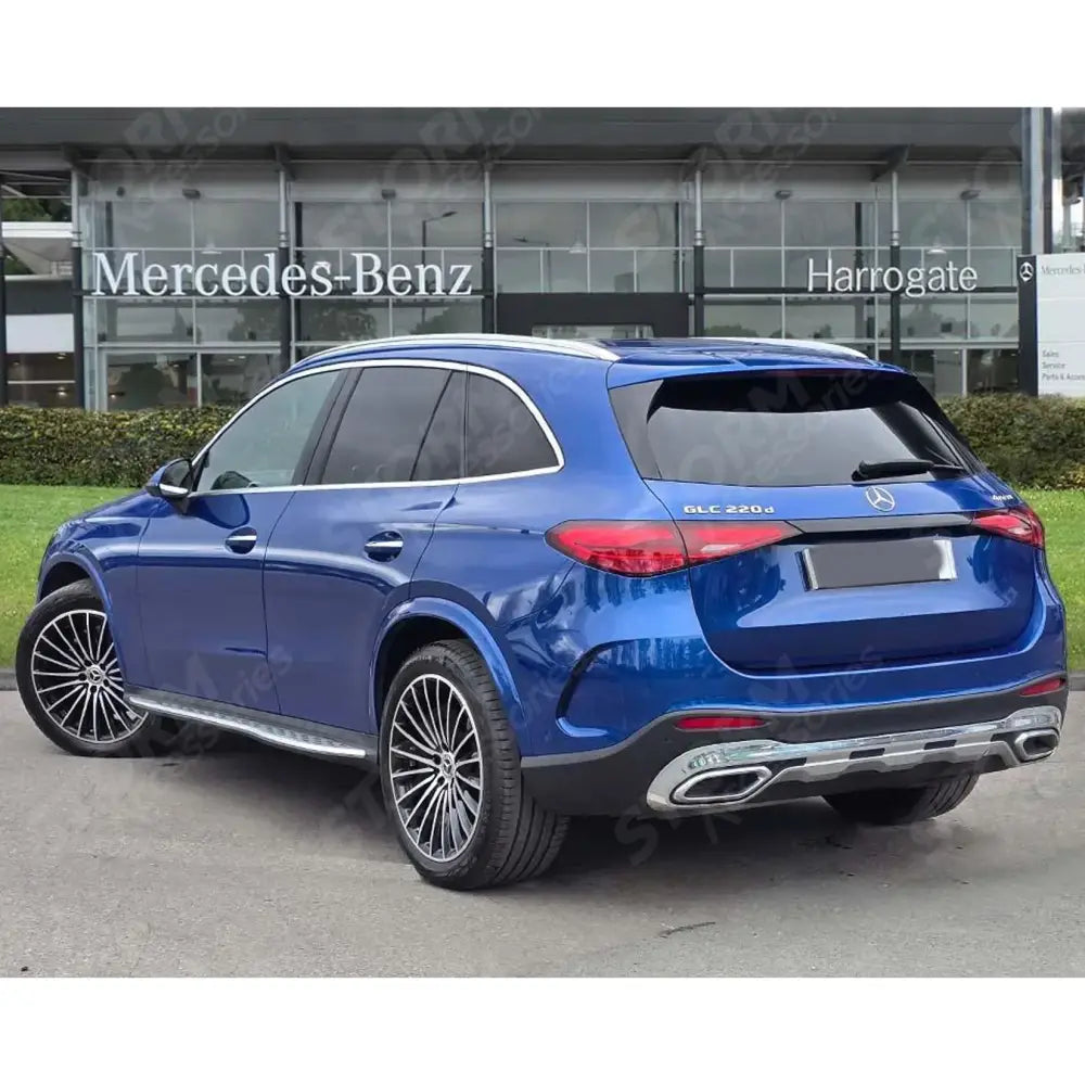 Side Step Runnings Boards Silver For Mercedes Glc 2023 On