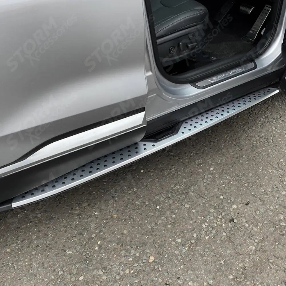 Side Steps Running Boards Pair For Hyundai Santa Fe 2019 On