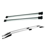 Silver Roof Rails And Cross Bars Set For Citroen Berlingo 2008-2017
