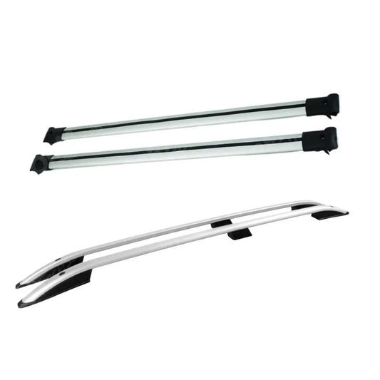Silver Roof Rails And Cross Bars Set For Citroen Berlingo 2008-2017