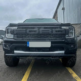 Single Deck Black Powder Coat Front Spoiler Bar For Ford Ranger Raptor 2023 On