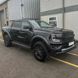 Single Deck Black Powder Coat Front Spoiler Bar For Ford Ranger Raptor 2023 On