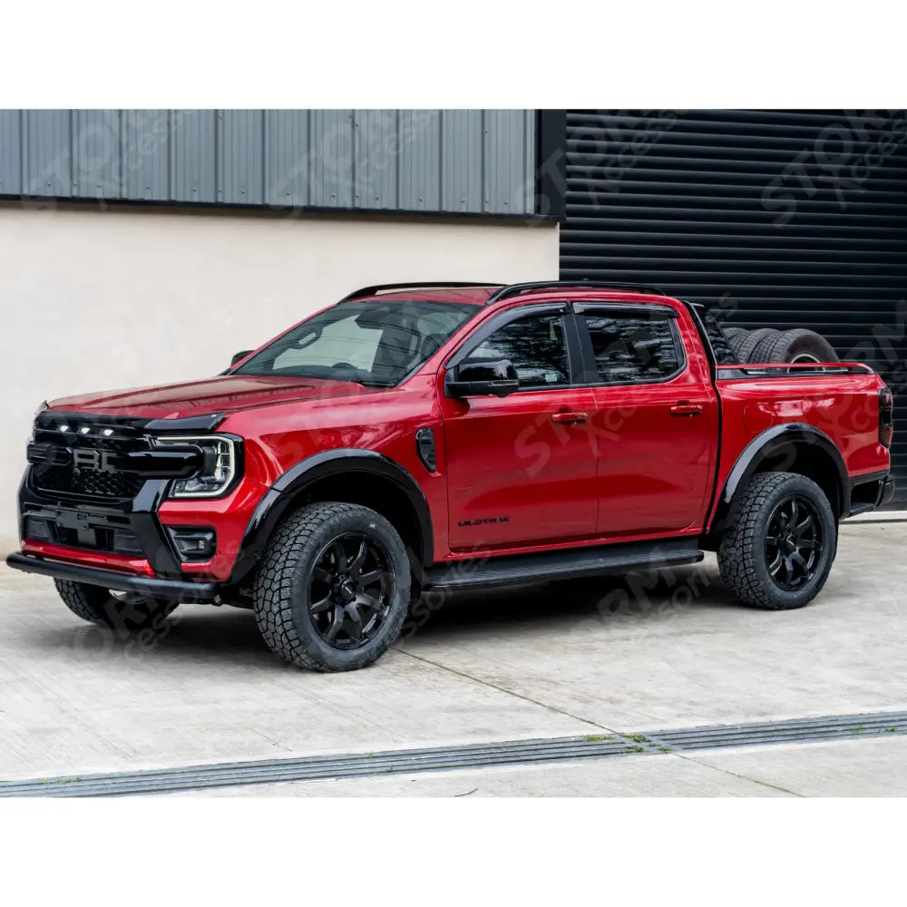 Single Deck Black Powder Coat Front Spoiler Bar For Ford Ranger T9 2023 On