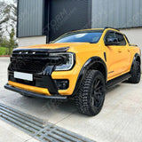 Single Deck Black Powder Coat Front Spoiler Bar For Ford Ranger T9 2023 On