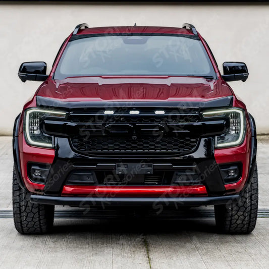 Single Deck Black Powder Coat Front Spoiler Bar For Ford Ranger T9 2023 On