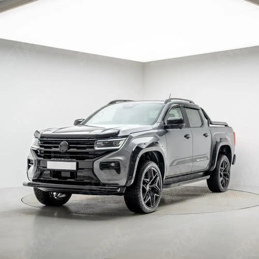 Single Deck Black Powder Coat Front Spoiler Bar For Vw Amarok 2023 On