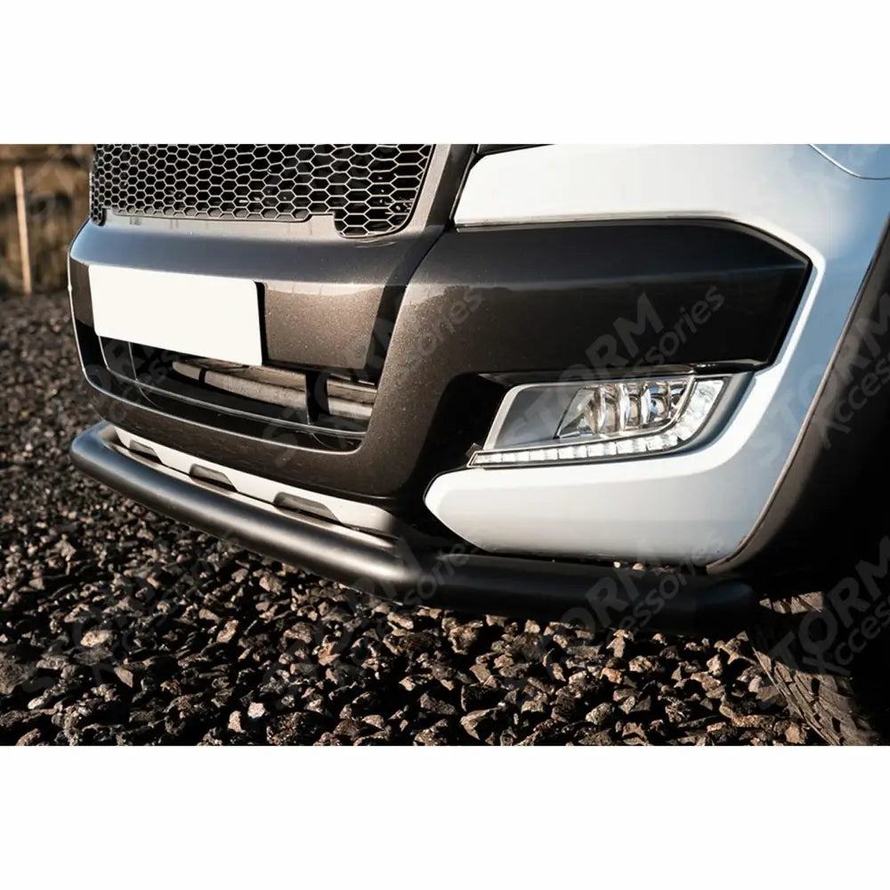 Single Deck Front Spoiler City Bar Stainless Steel For Ford Ranger T6 2012-2022