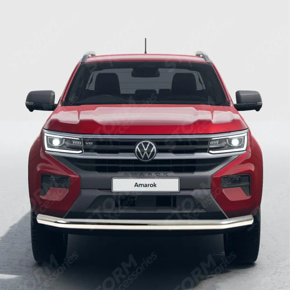 Single Deck Stainless Steel Front Spoiler Bar For Vw Amarok 2023 On