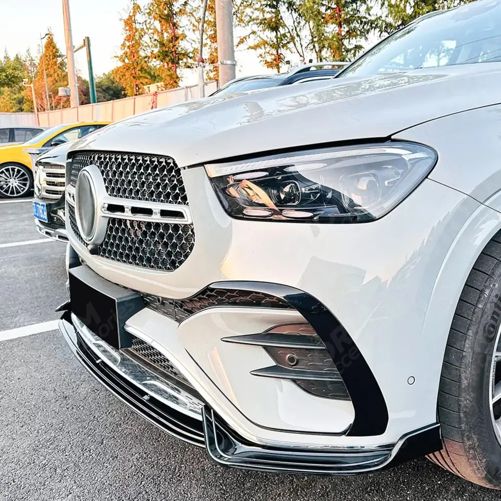 Splitter In Gloss Black For Mercedes GLE W167 C167 2024+ AMG Line Facelift Front