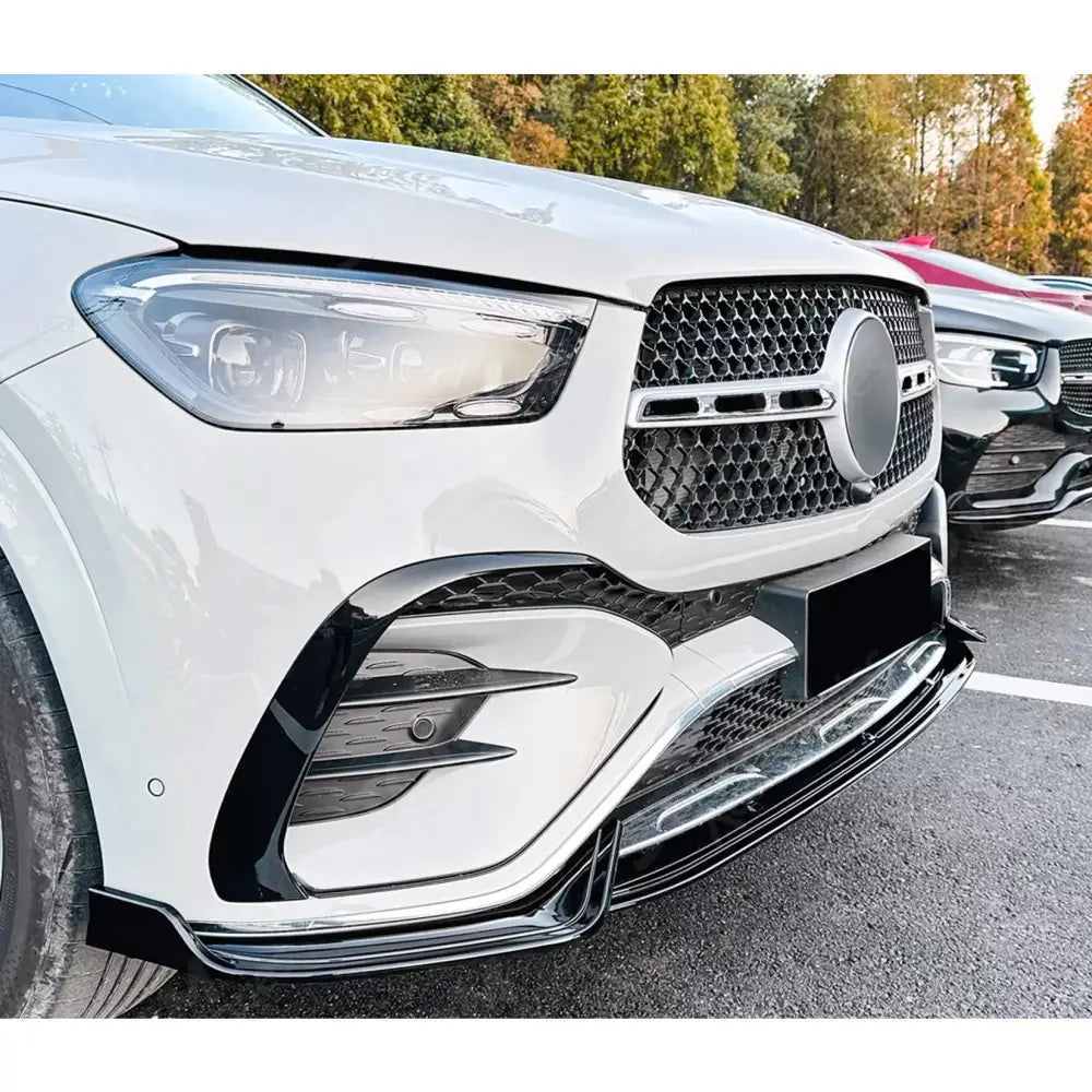 Splitter In Gloss Black For Mercedes GLE W167 C167 2024+ AMG Line Facelift Front