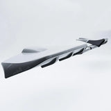 Spoiler In Gloss Black For Ford Transit Custom MK2 2024 on V1 Rear Barn Door