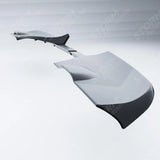Spoiler In Gloss Black For Ford Transit Custom MK2 2024 on V1 Rear Barn Door