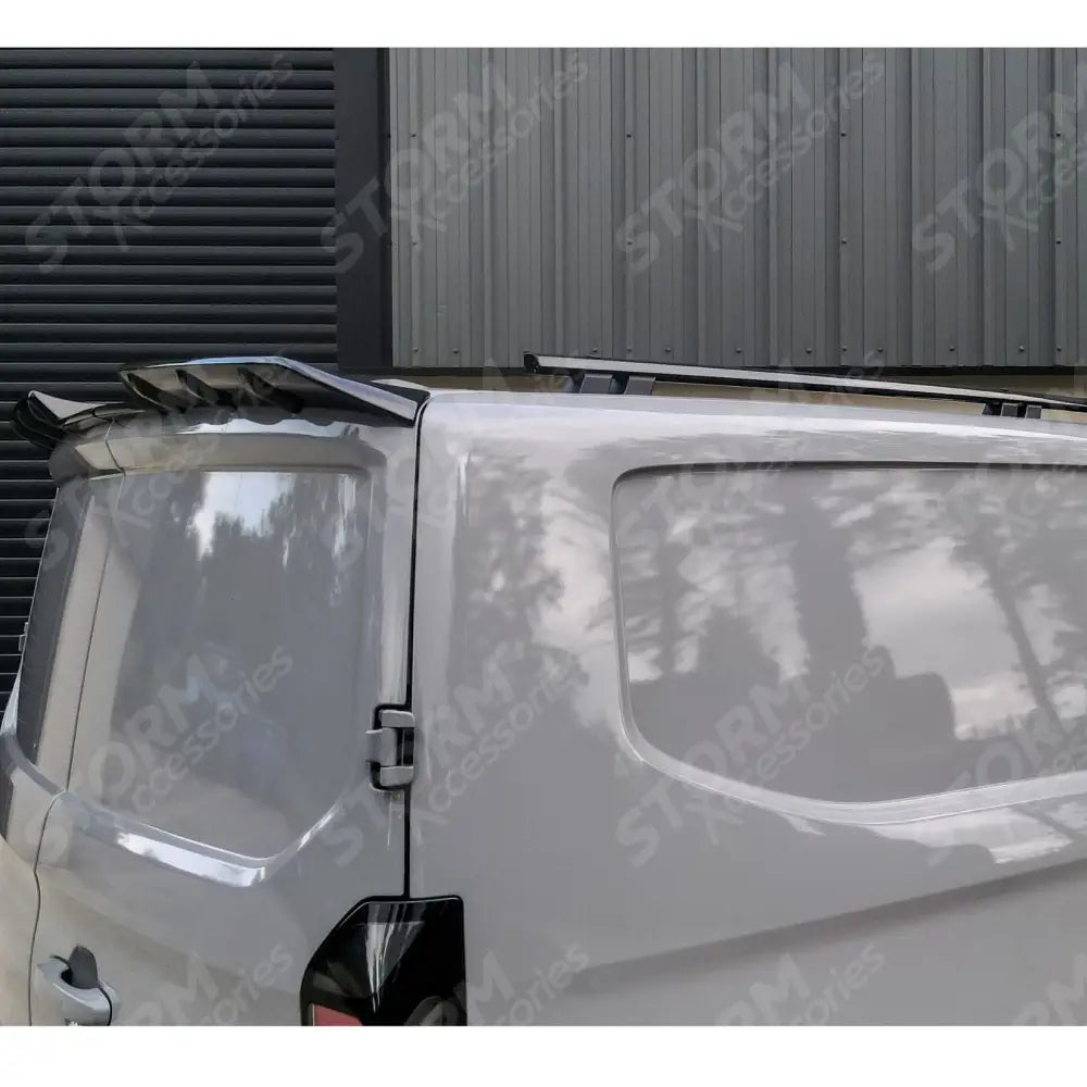 Spoiler In Gloss Black For Ford Transit Custom MK2 2024 on V1 Rear Barn Door