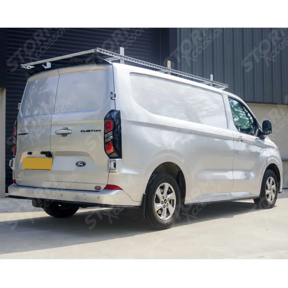 Spoiler In Gloss Black For Ford Transit Custom MK2 2024 on V1 Rear Barn Door
