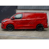 Spoiler In Gloss Black For Ford Transit Custom MK2 2024 on V2 Rear Barn Door