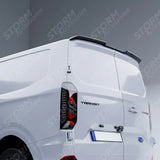 Spoiler In Gloss Black For Ford Transit Custom MK2 2024 on V2 Rear Barn Door