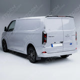 Spoiler In Gloss Black For Ford Transit Custom MK2 2024 on V2 Rear Barn Door
