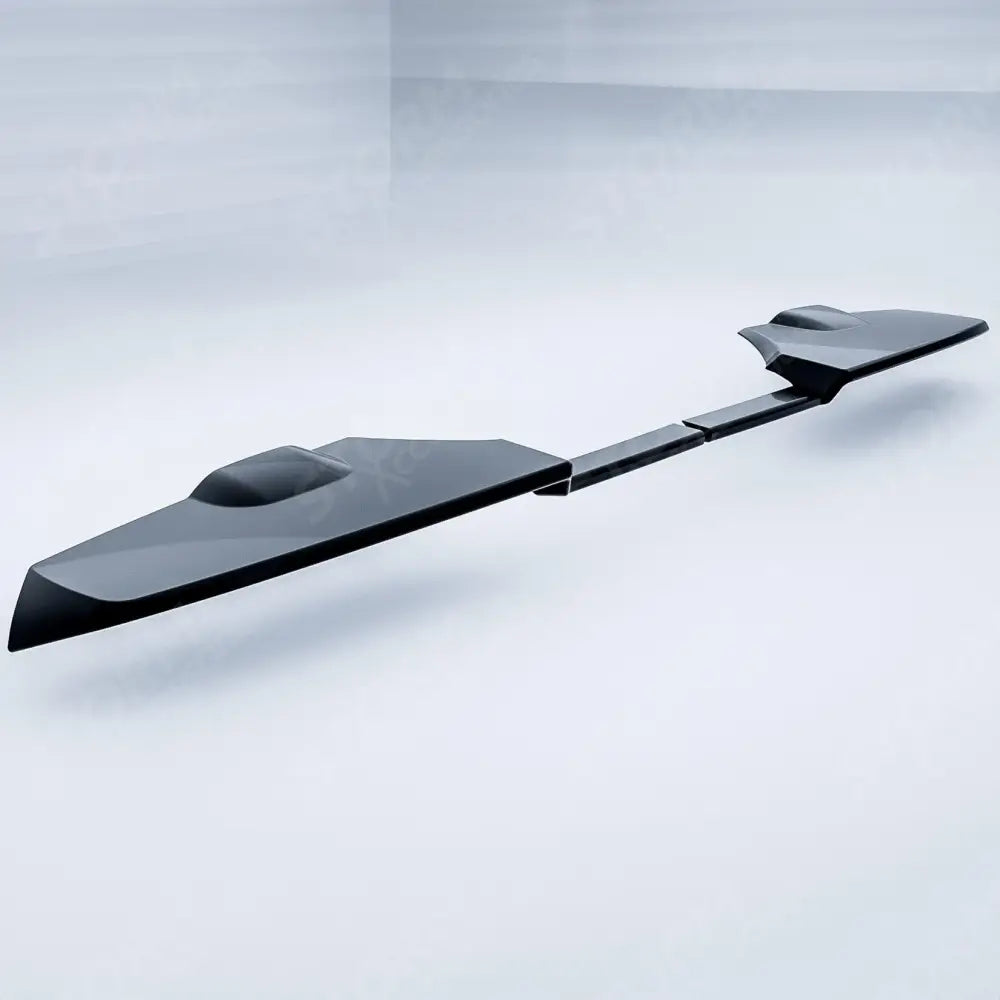 Spoiler In Gloss Black For Ford Transit Custom MK2 2024 on V2 Rear Barn Door