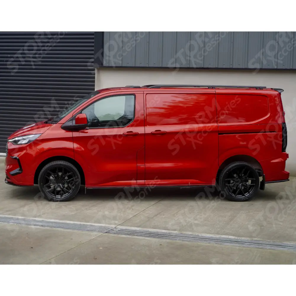Sport Style Roof Rails In Black For Ford Transit Custom LWB 2024+