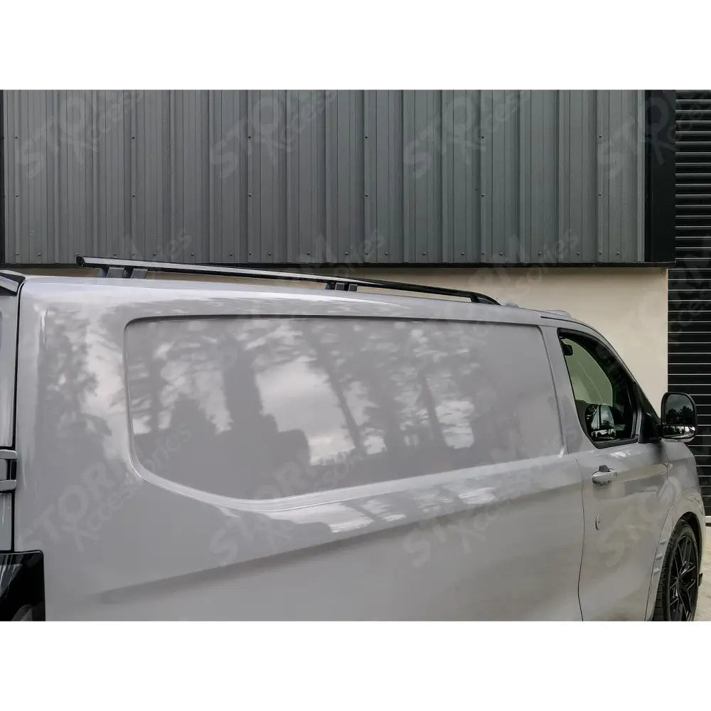 Sport Style Roof Rails In Black For Ford Transit Custom SWB 2024+