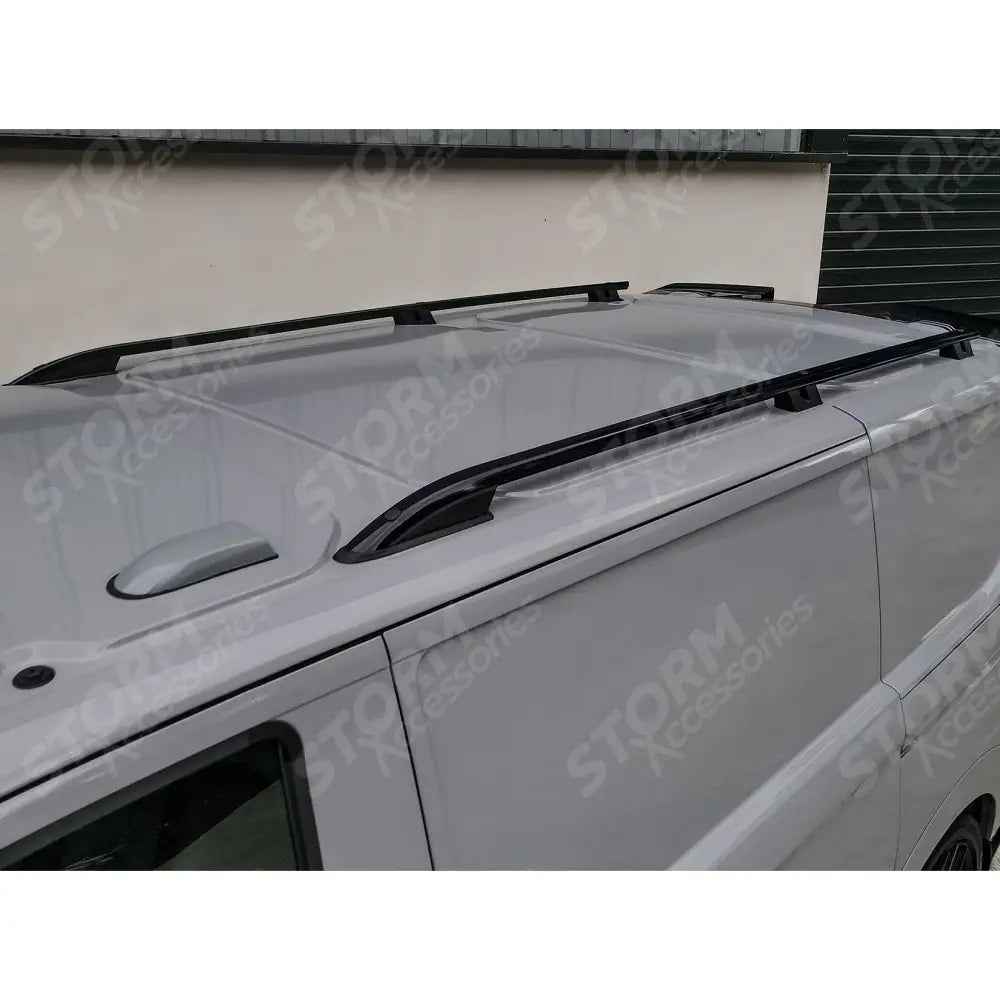 Sport Style Roof Rails In Black For Ford Transit Custom SWB 2024+