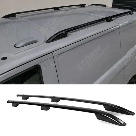 Sport Style Roof Rails In Black For Ford Transit Custom SWB 2024+