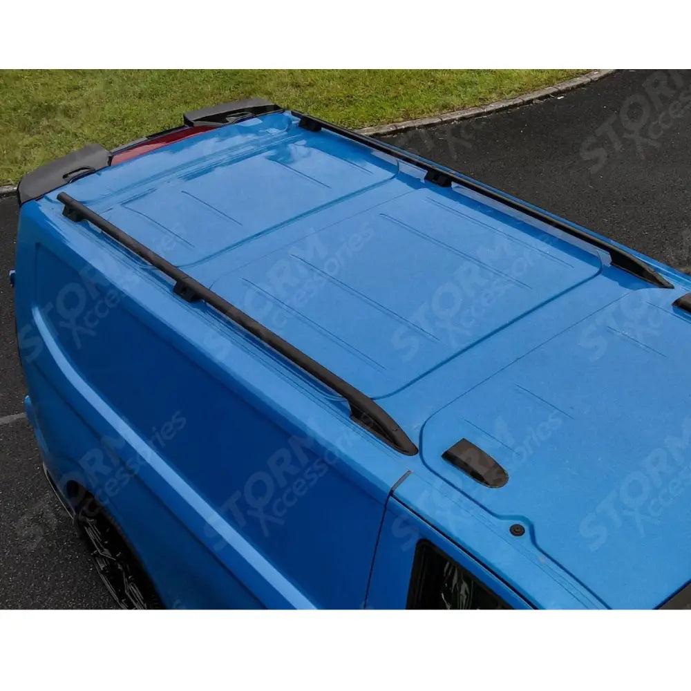 Sport Style Roof Rails In Black For Volkswagen Transporter T7 SWB 2024+