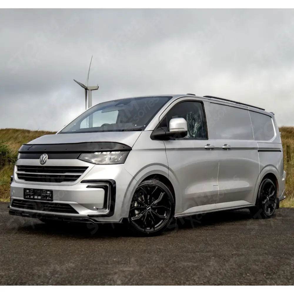 Sport Style Roof Rails In Black For Volkswagen Transporter T7 SWB 2024+