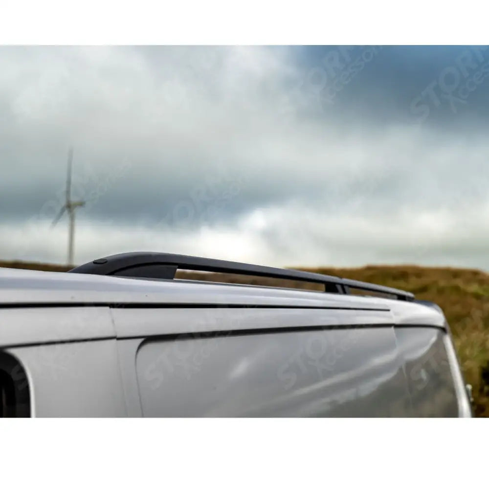 Sport Style Roof Rails In Black For Volkswagen Transporter T7 SWB 2024+