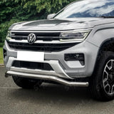 Stainless Steel Twisted Front Spoiler Bar For Vw Amarok 2023 On