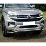 Stainless Steel Twisted Front Spoiler Bar For Vw Amarok 2023 On