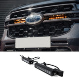 Stealth LED Twin 10" With Amber Strobe Grill Integration Kit For Ford Ranger T9 2023+