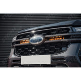 Stealth LED Twin 10" With Amber Strobe Grill Integration Kit For Ford Ranger T9 2023+