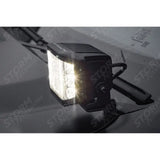 Stealth LED Twin 4" Dark Force Bonnet Kit 16,800 Lumens For Ford Ranger T9 2023+