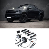 Stealth LED Twin 4" Dark Force Bonnet Kit 16,800 Lumens For Ford Ranger T9 2023+