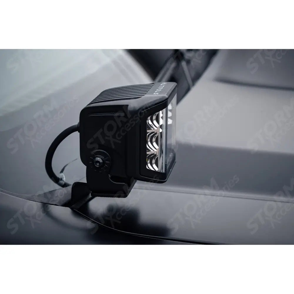 Stealth LED Twin 4" Dark Force Bonnet Kit 16,800 Lumens For Ford Ranger T9 2023+