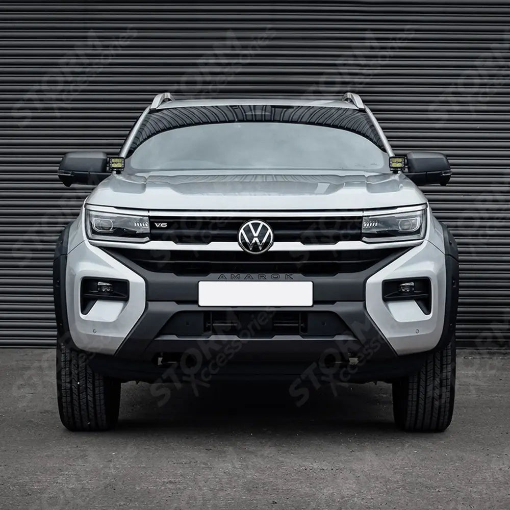 Stealth LED Twin 4" Dark Force Bonnet Kit 16,800 Lumens For Volkswagen Amarok 2023+