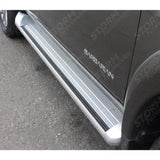 Steps Silver For Mitsubishi L200 Series 4 - 5- 6 - STX Style Side