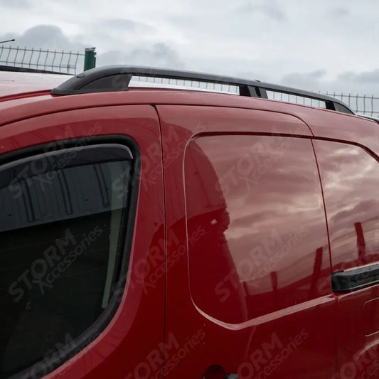 Stx Aluminium Roof Bars Black For Citroen Berlingo - Peugeot Partner - 2008-2018